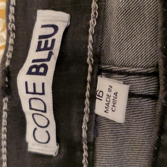 NWT black CODE BLEU SZ 16 jeans - Picture 4 of 6